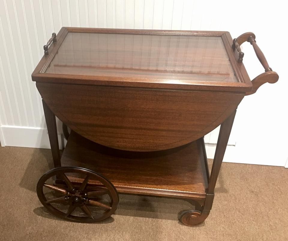 Newly Restored Tea Cart — Malden Bridge, NY – Pitkin Co. Refinishers