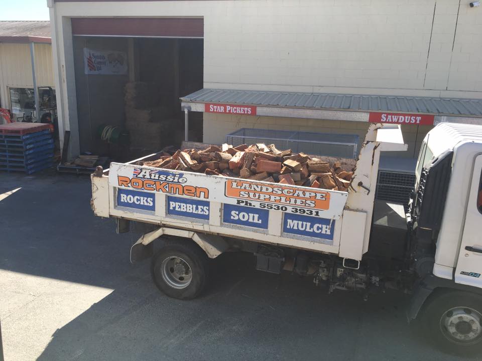 Aussie Rockmen Delivery Truck — Landscape Supplies In Carrara,QLD