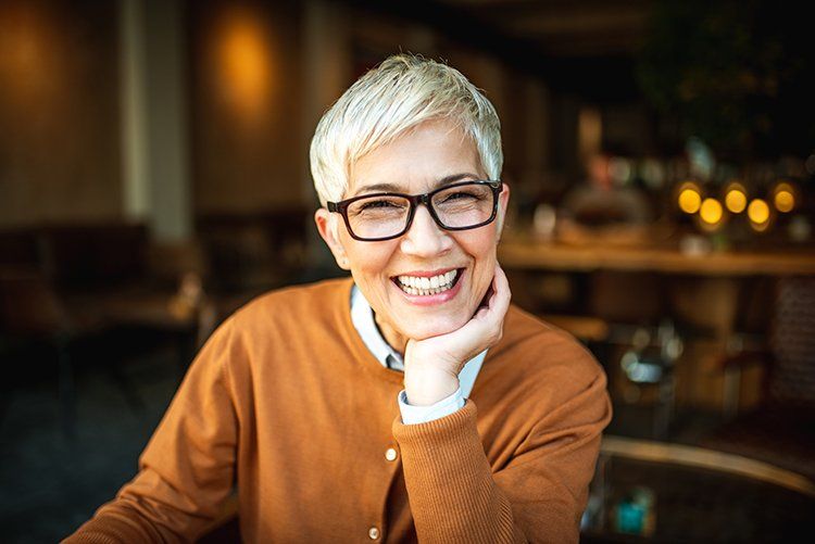 Smiling Senior Woman — Louisville, KY — Fern Creek Dental