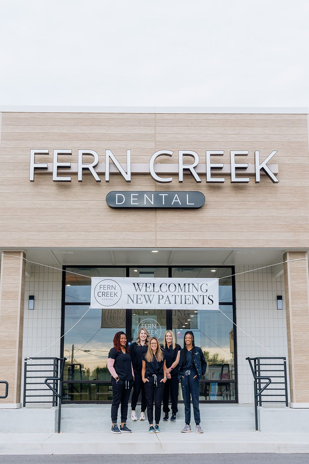 Dental Team Outside Clinic — Louisville, KY — Fern Creek Dental