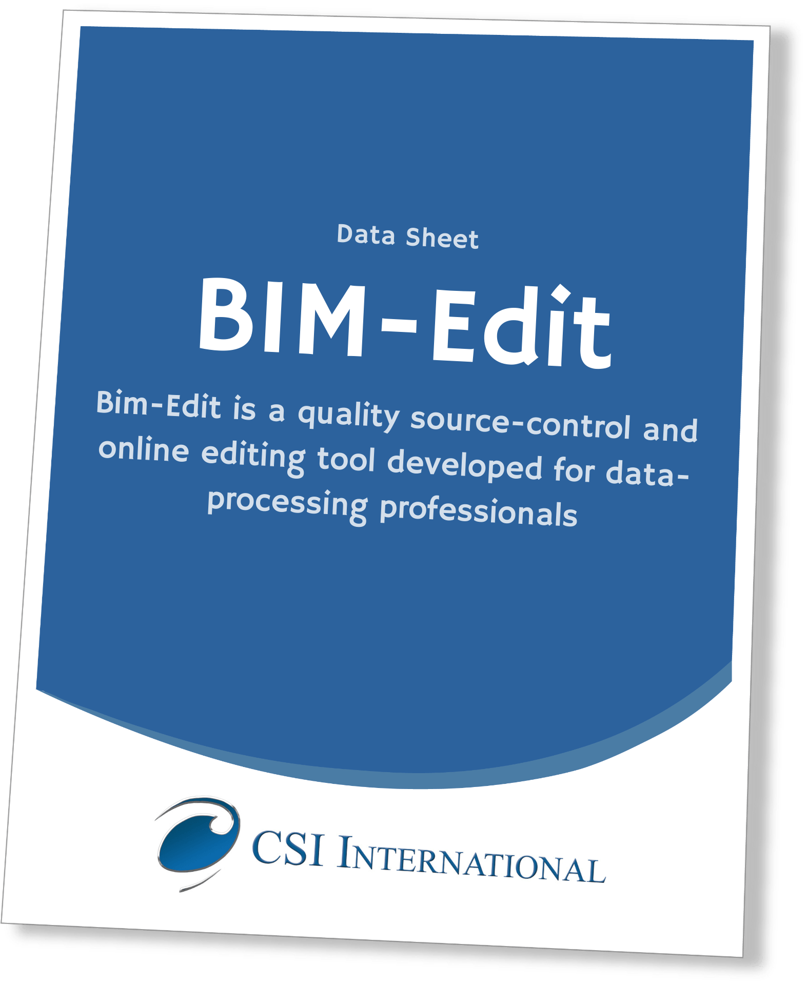 BIM-Edit Data Sheet