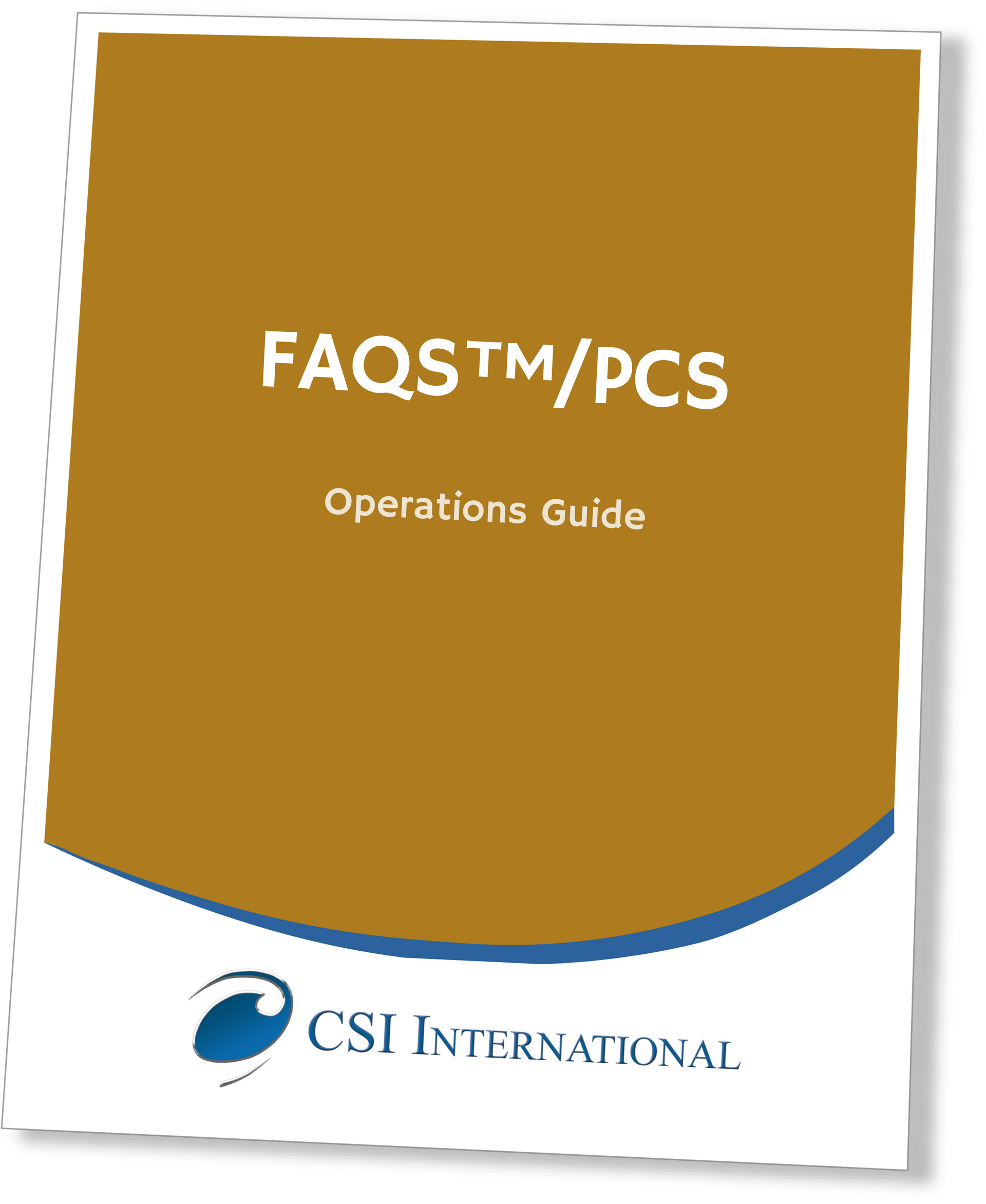 BIM-FAQS/PCS 5.3A Operations Guide