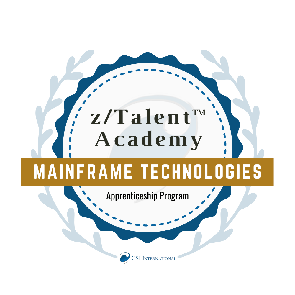 CSI's z/Talent Academy Apprentice Program Badge