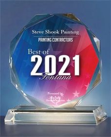 A plaque that says best of 2021 on it