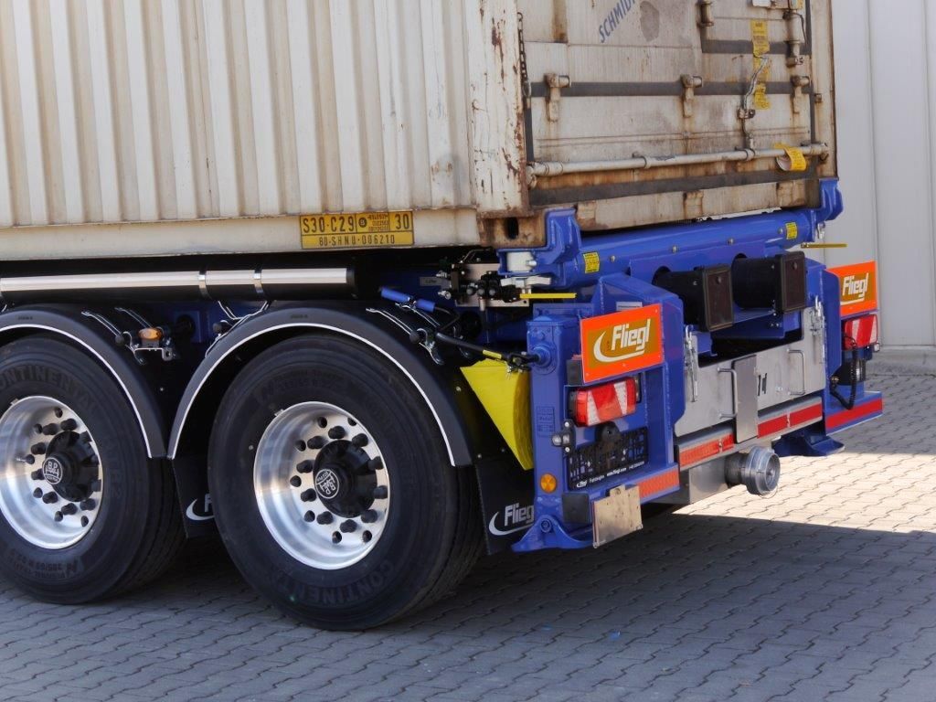 Galinės atraminės kojos 40-ties konteinerių iškrovimui