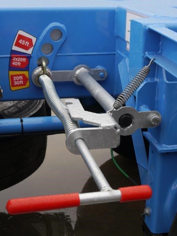 Puspriekabės išskleidimo nustatymas