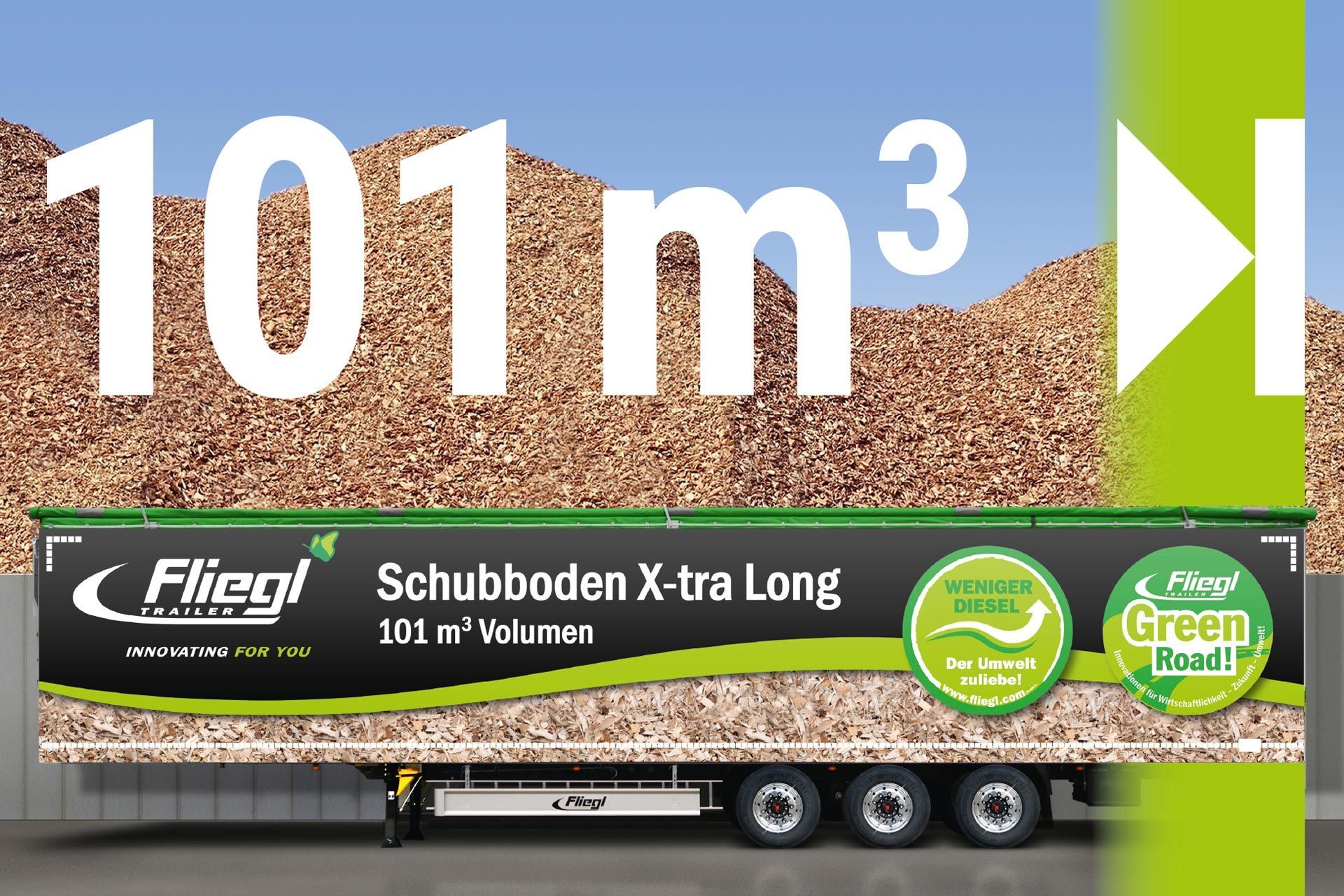 Xtra Long 101 m³ variantas