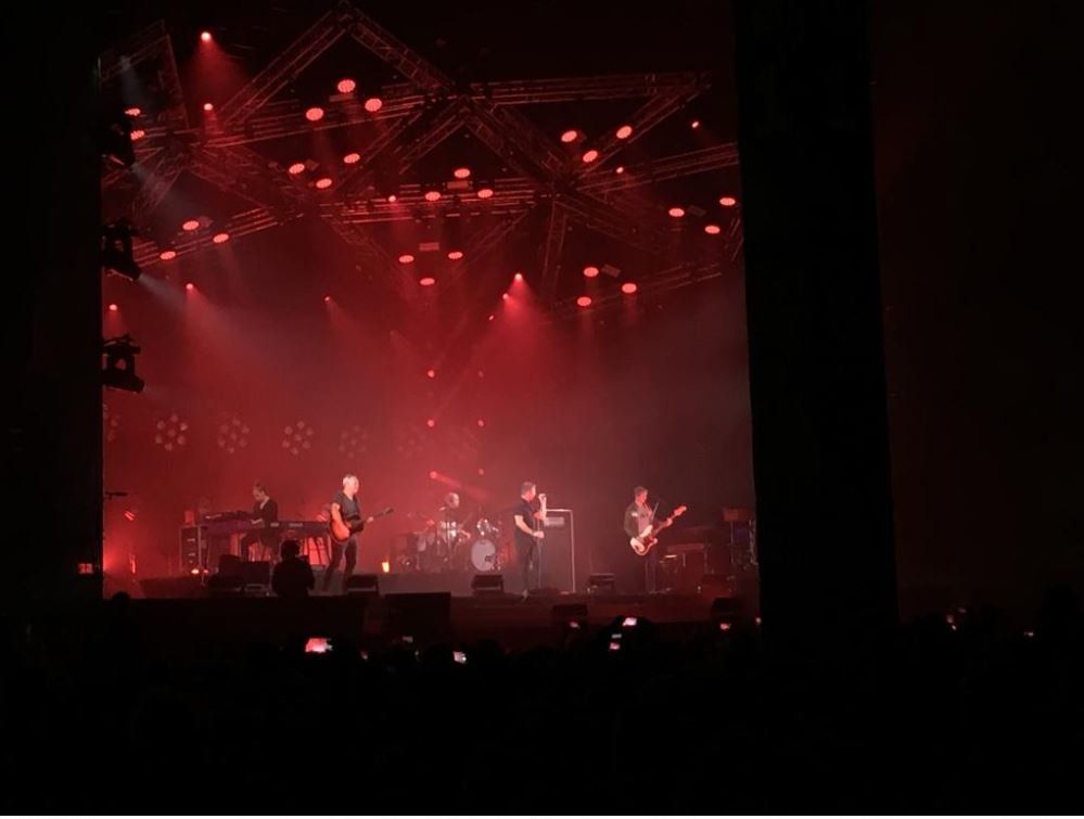 Foto van rockband tijdens hun optreden op Appelpop in Fruitstad Tiel