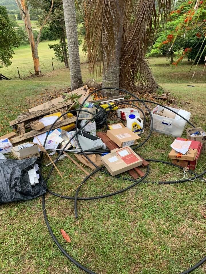 Pile Of Rubbish Under A Tree — A Load of Rubbish In Buderim, QLD