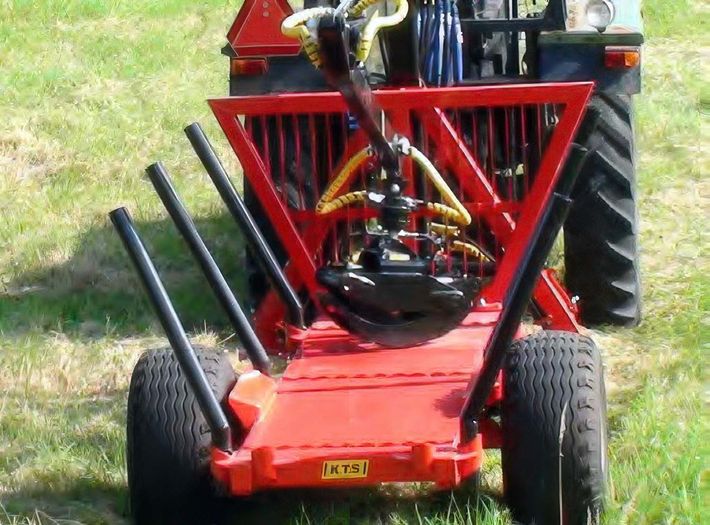 5.5 ton trailer with 5.4 m crane