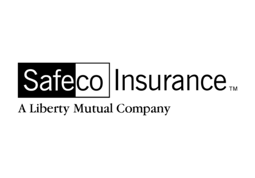 Safeco Insurance logo, a Liberty Mutual Company. Black text 