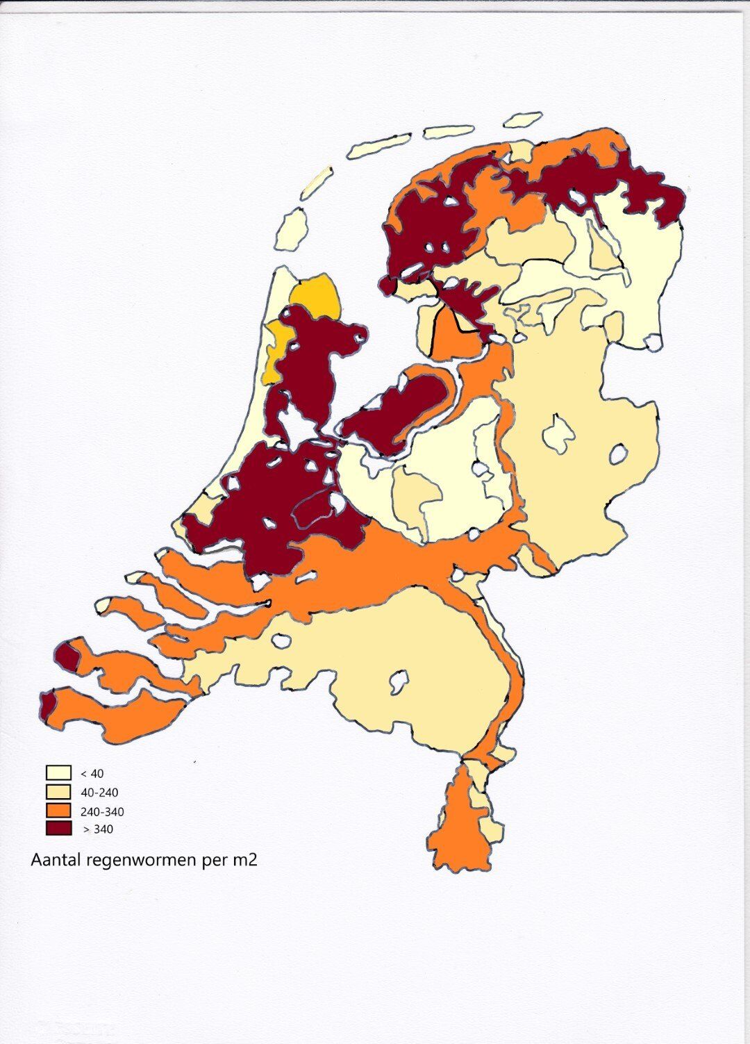 overzicht regenwormen Nederland