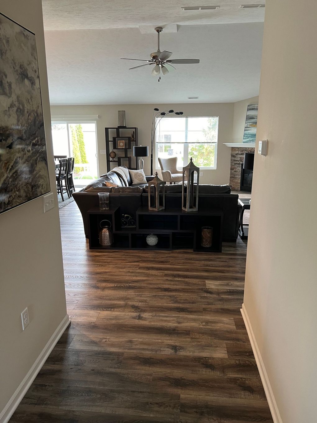 Interior Family Room Entrance