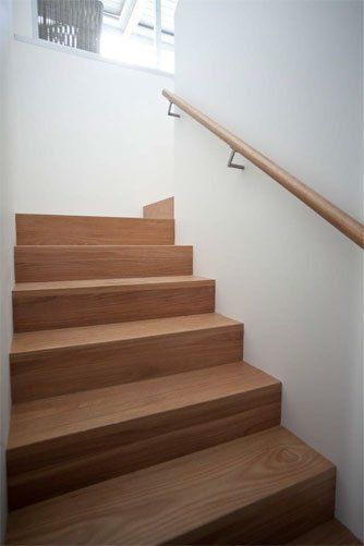 Seascape 1 Wood Stairs - Barry Pfister Builder In Forster, NSW