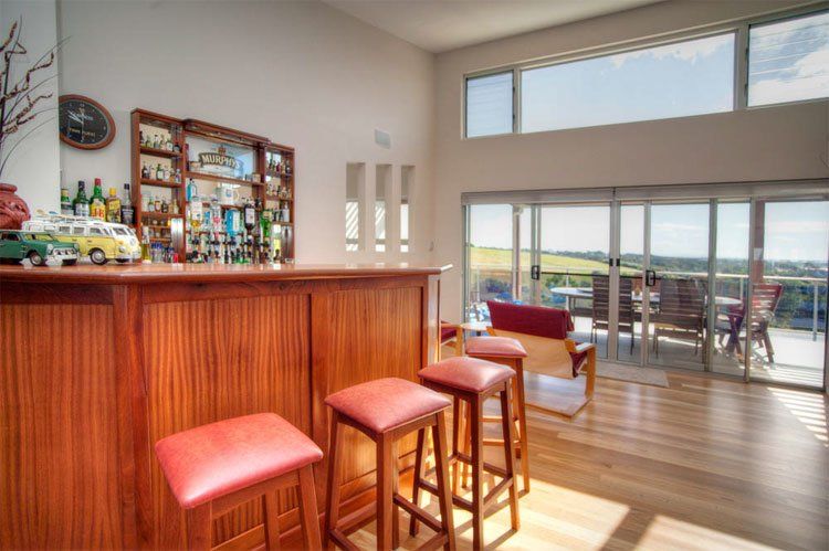 Seascape 2 House Bar - Barry Pfister Builder In Forster, NSW