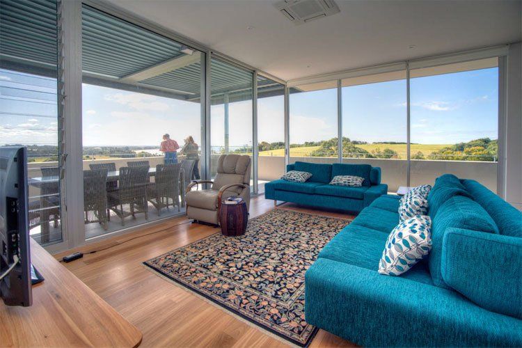 Seascape 1 Living Room - Barry Pfister Builder In Forster, NSW