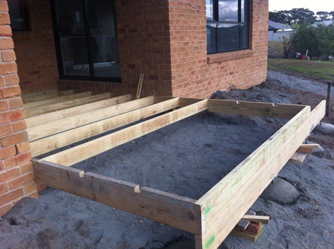 Tuncurry Deck Under Construction - Barry Pfister Builder In Forster, NSW