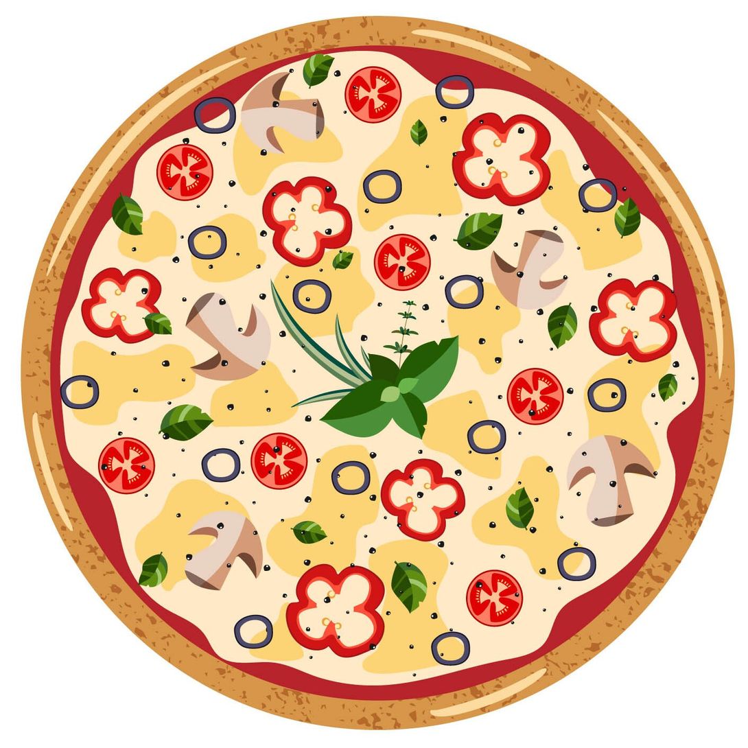 Grafica di una pizza