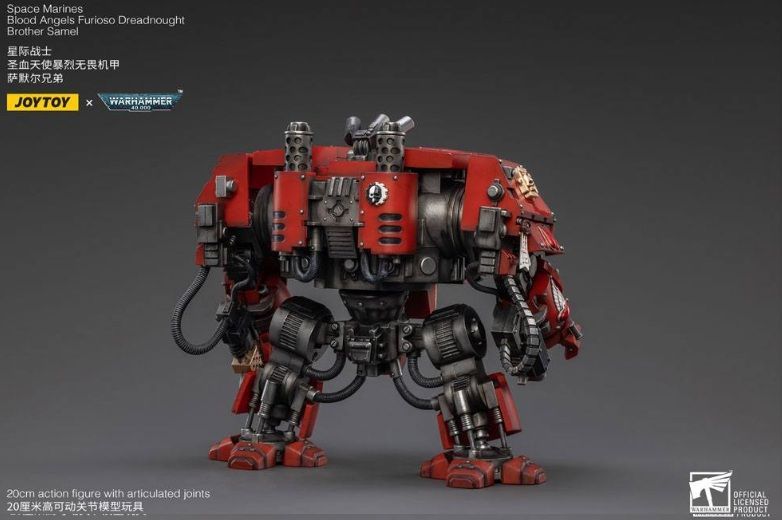 Warhammer 40k Action Figure 1/18 Blood Angels Furioso Dreadnought Brother Samel 20 cm