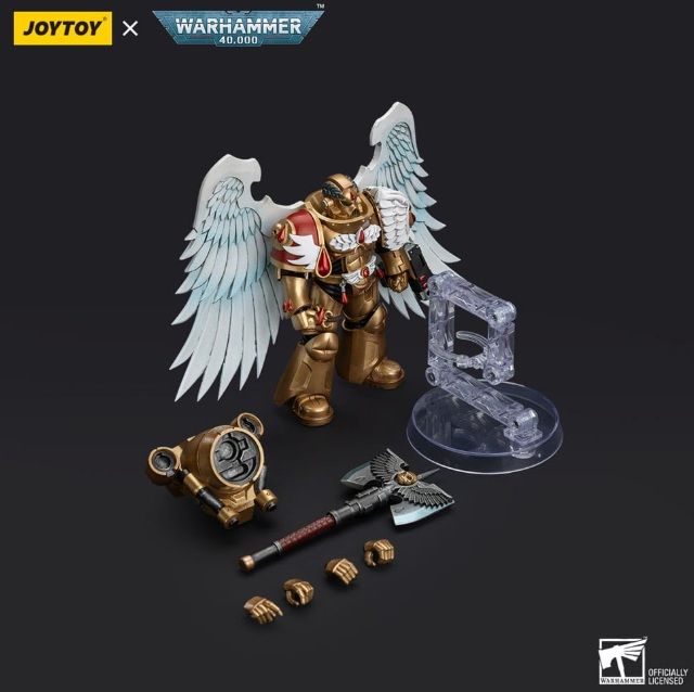 Warhammer 40,000 Action Figure 1/18 Blood Angels Sanguinary Guard with Encarmine Axe 12 cm