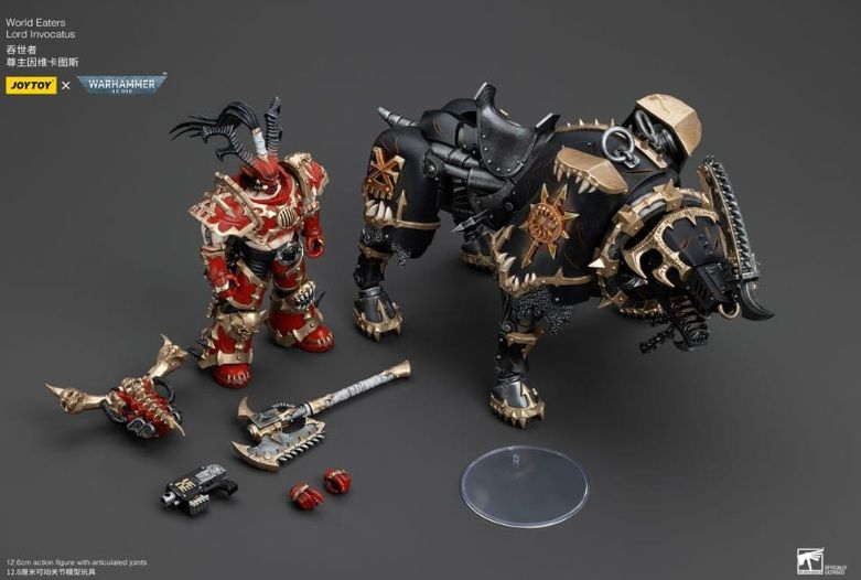 Warhammer 40k Action Figure 1/18 World Eaters Lord Invocatus 13 cm