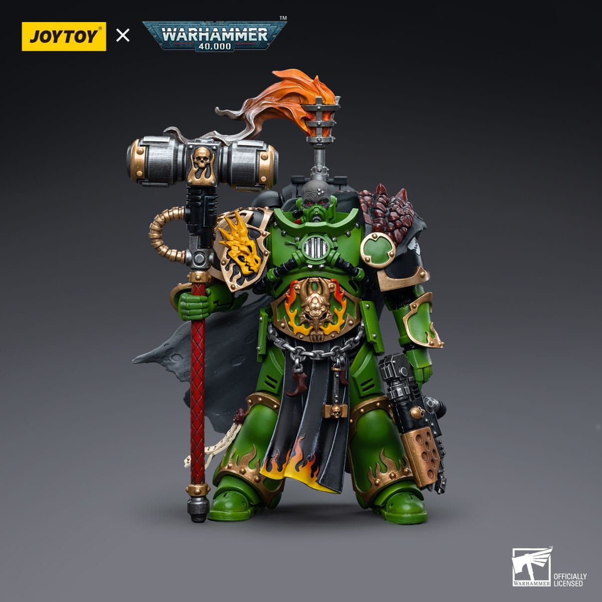 Warhammer 40k 1/18 Salamanders Captain Adrax Agatone