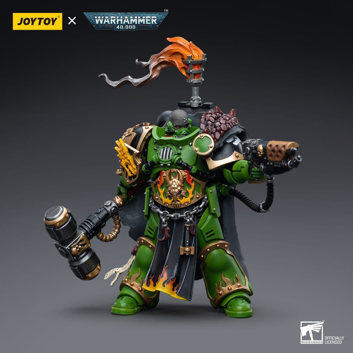 Warhammer 40k 1/18 Salamanders Captain Adrax Agatone