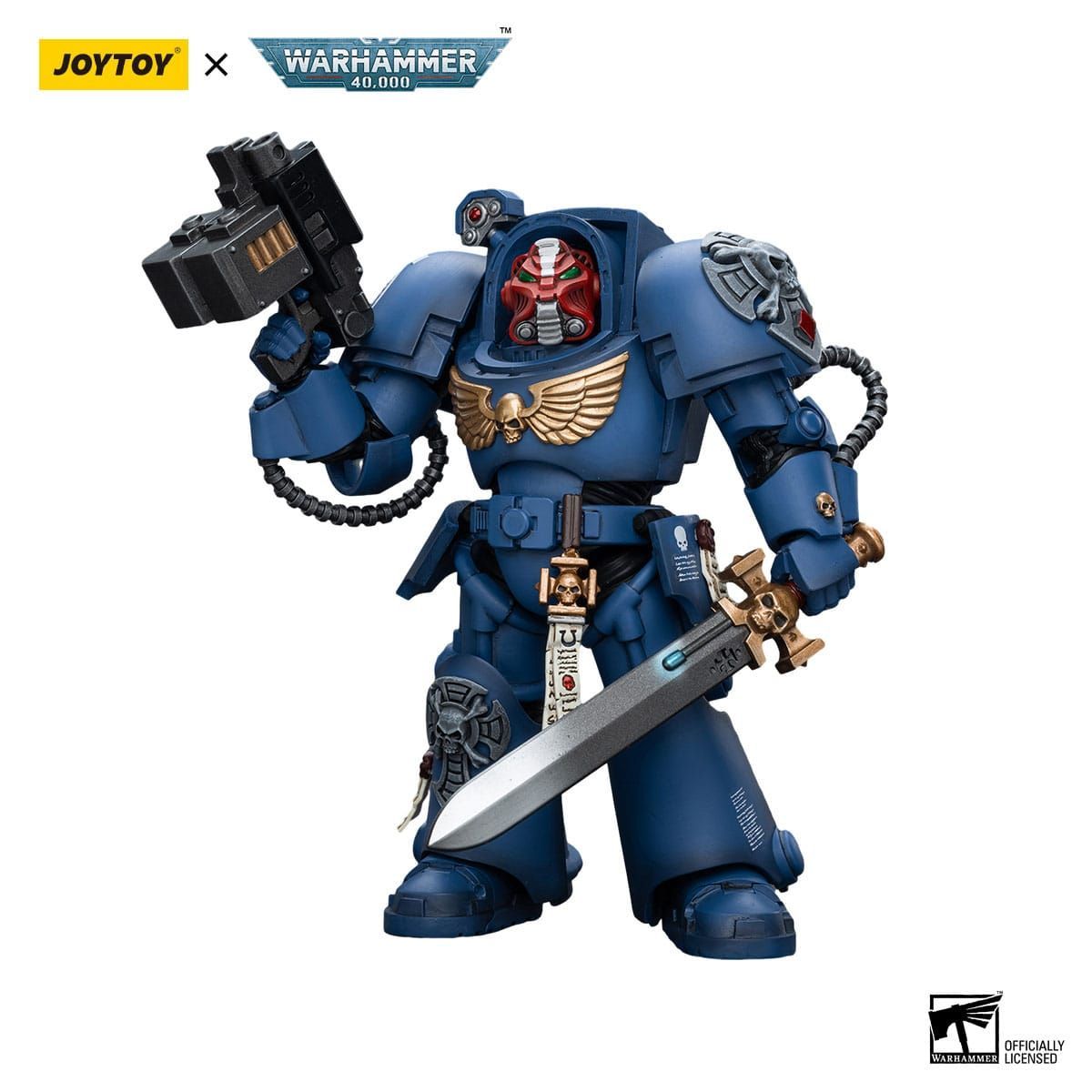 Warhammer 40k  1/18 Ultramarines Terminator Squad Sergeant with Power Sword and Teleport Homer