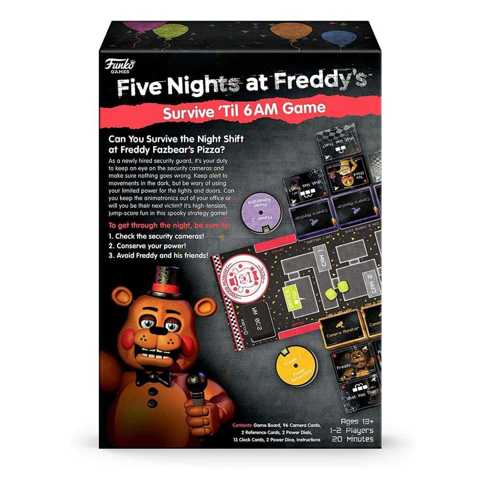 Five Nights at Freddy's Board Game Survive ´Til 6am