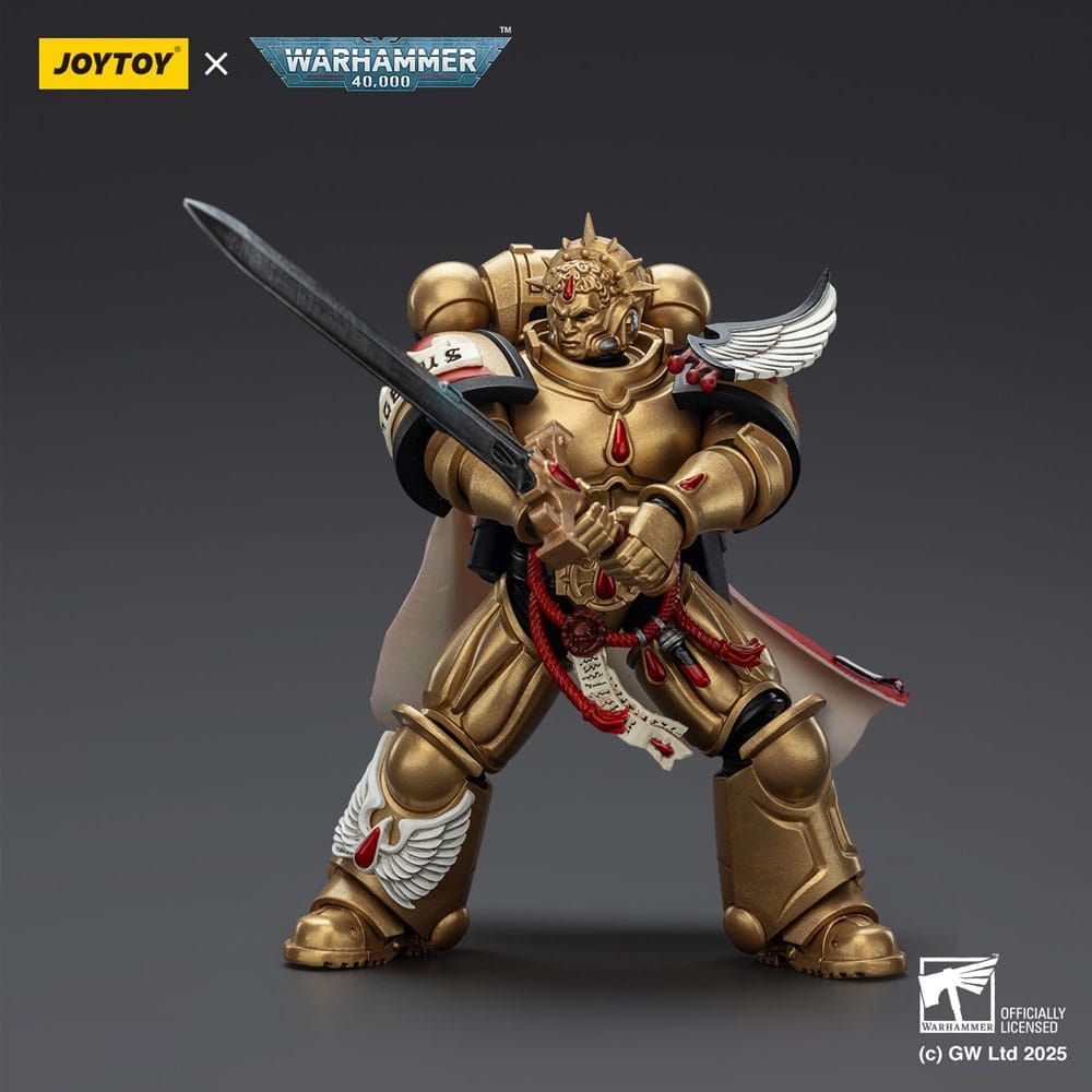 Warhammer 40k Combat Patrol Blood Angels Action Figure Captain with Heavy Bolt Pistol & Power Sword