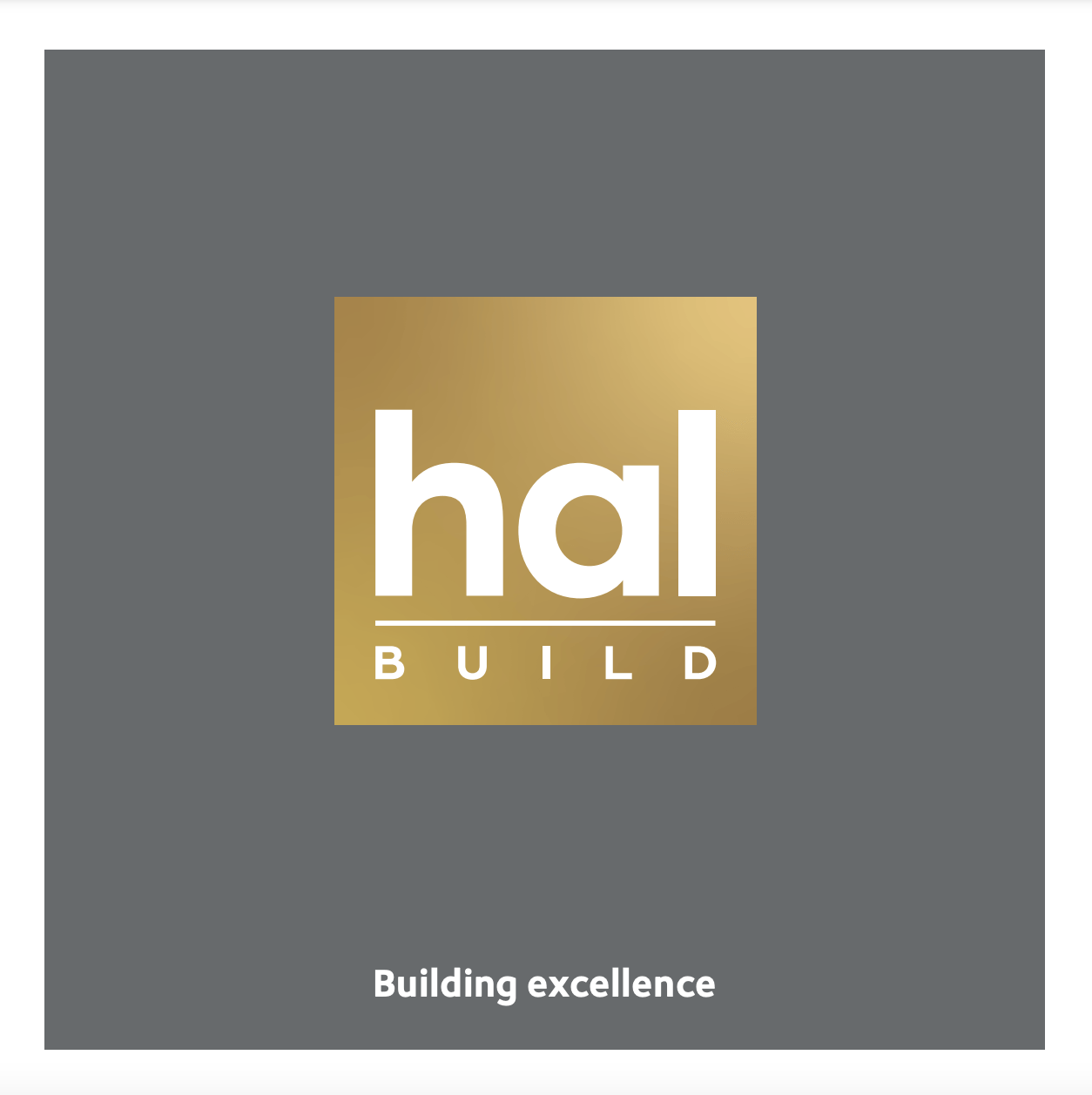 Hal Build Brochure cover