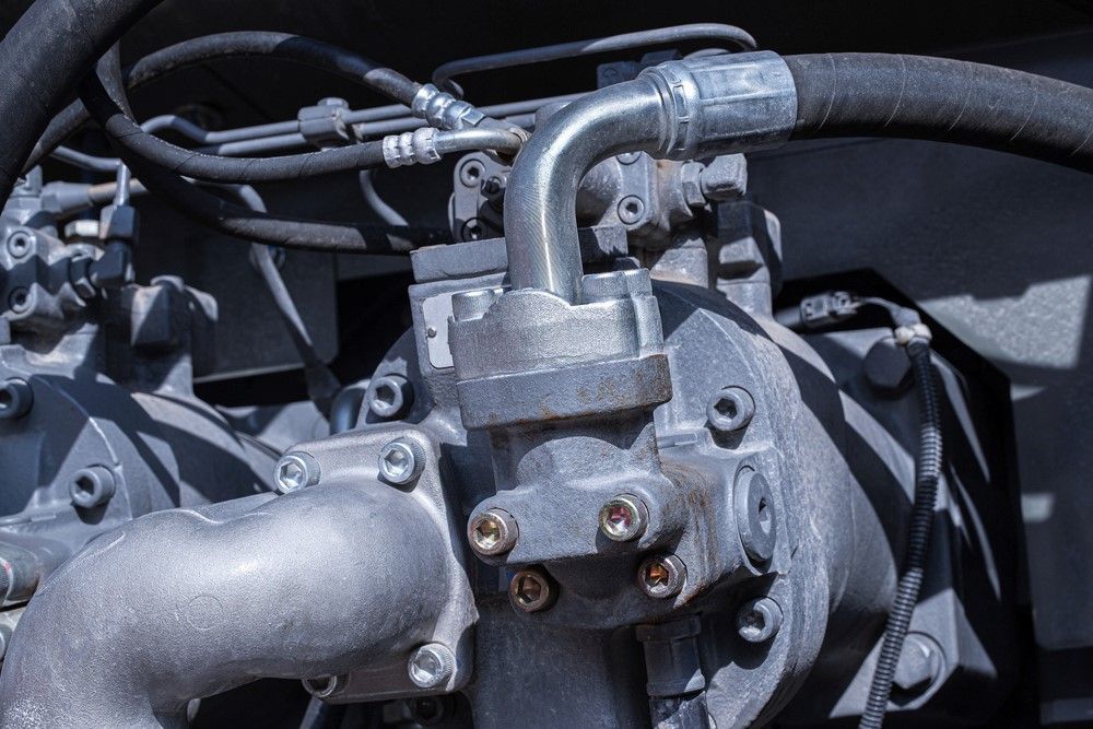 A Close Up Of A Machine With A Hose Attached To It — HI PSI Hydraulics in Macksville, NSW