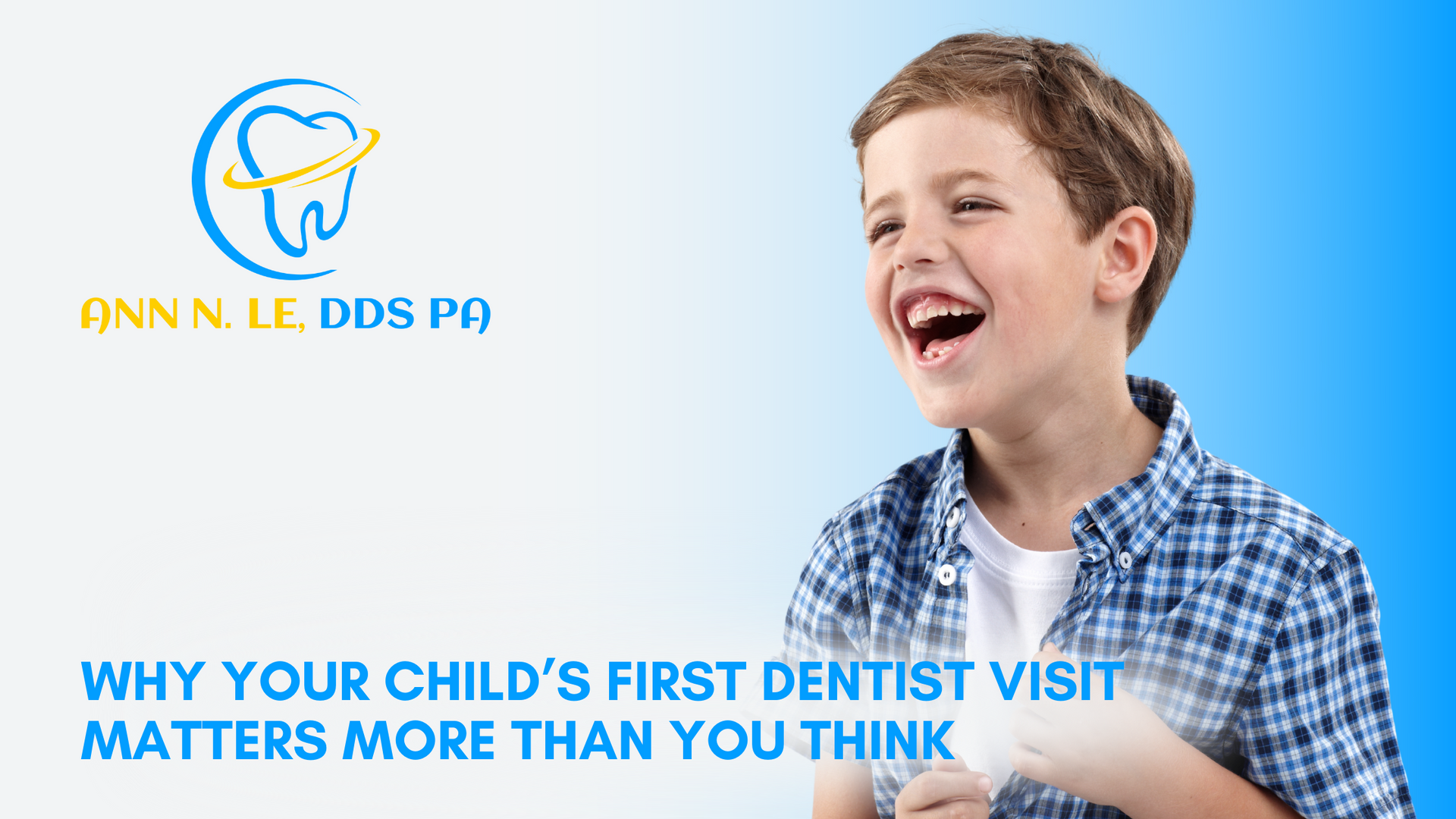 Why your child 's first dentist visit matters more than you think.