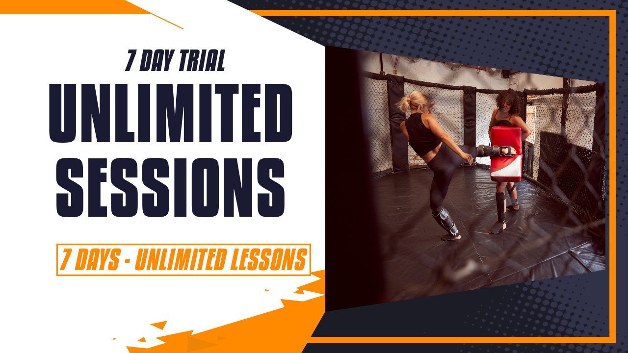 A poster for unlimited sessions 7 days - unlimited lessons