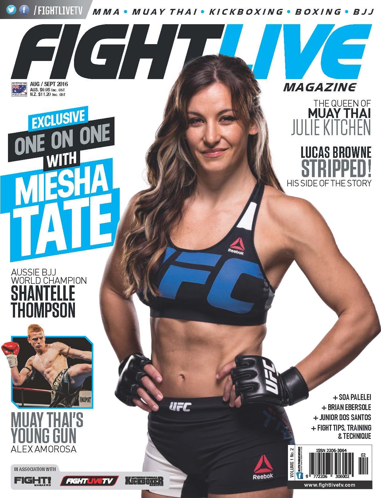 A woman is on the cover of a magazine.