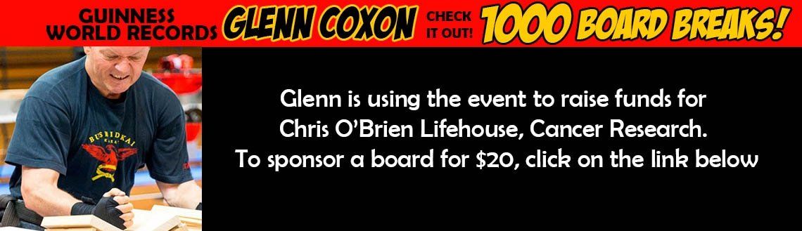 Glenn coxon is using the event to raise fund for chris o'brien lifehouse cancer research