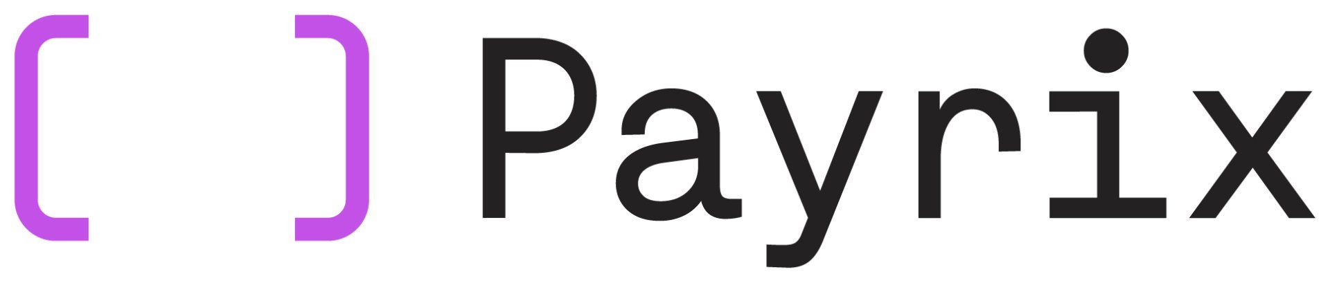 The payrix logo is purple and black on a white background.