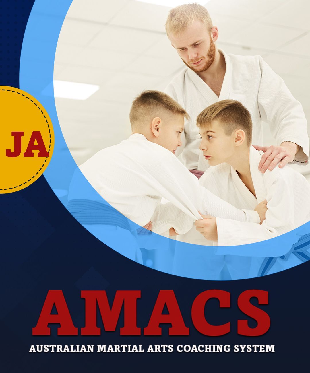 A poster for australian martial arts coaching system