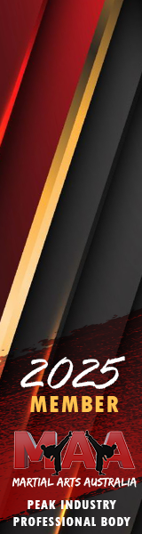 A poster for a martial arts australia professional body.