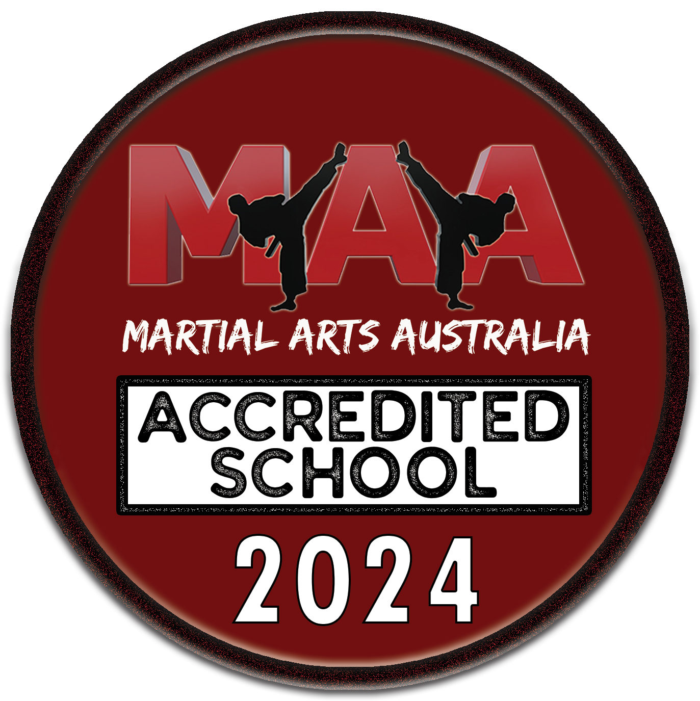Maya martial arts australia accredited school 2024 logo