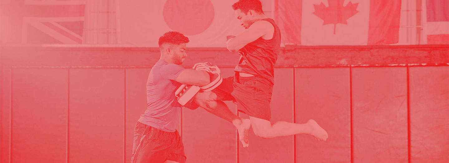 Women’s self-defence class in progress