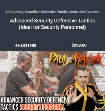 A poster for advanced security defensive tactics by paul mbacek