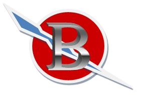 Red circle with a silver 