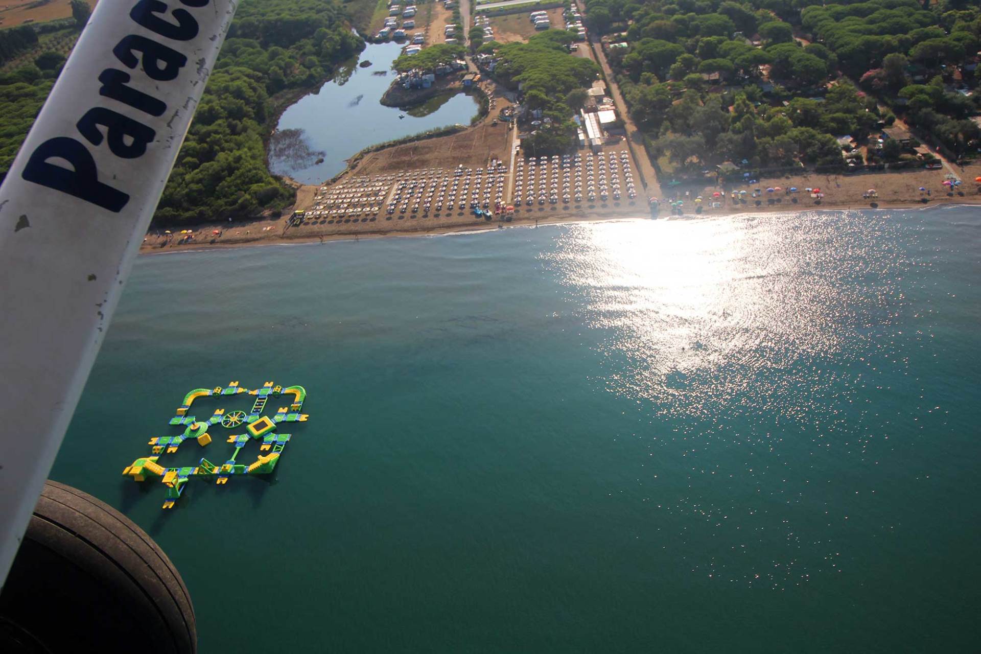 Area sosta camper nella natura