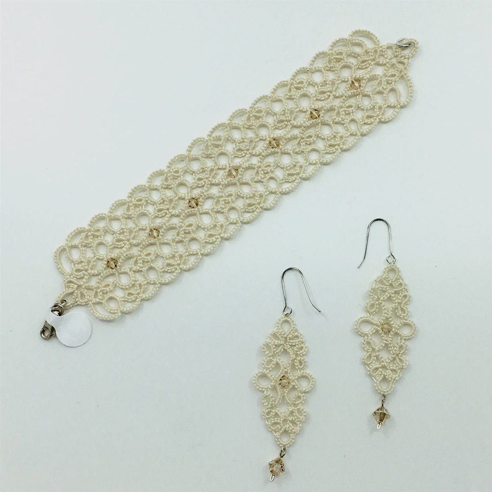 Tatted lace jewellery Price Range $32-$120