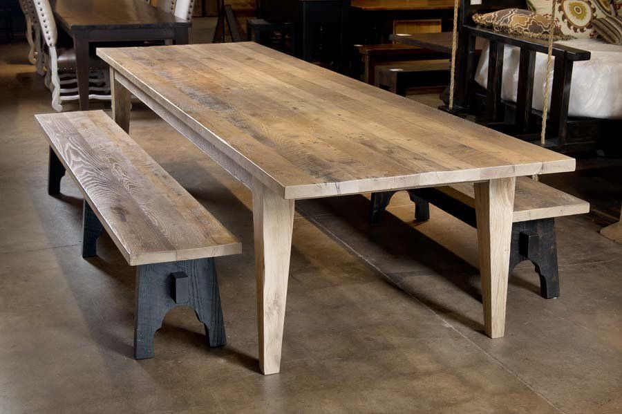 Reclaimed wood dining table Nashville