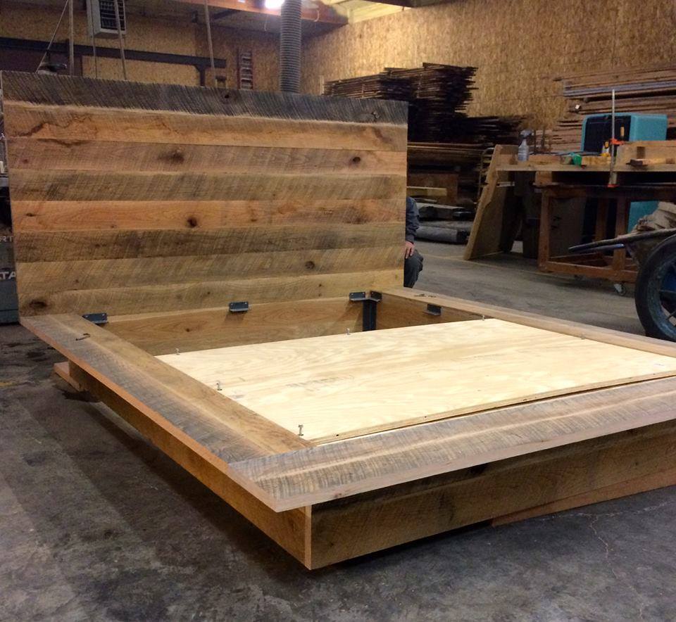 Reclaimed Wood Bed Frame