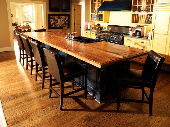 Wood Kitchen Island