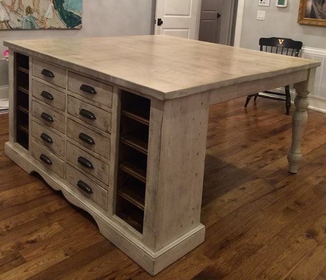 Reclaimed Wood Island