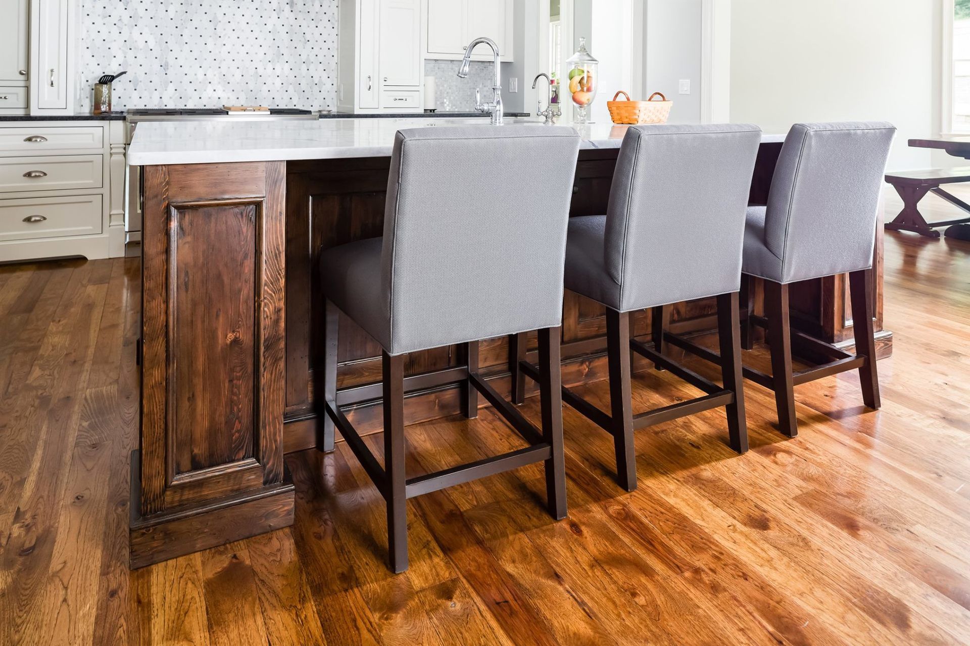 Reclaimed Wood Kitchen Island